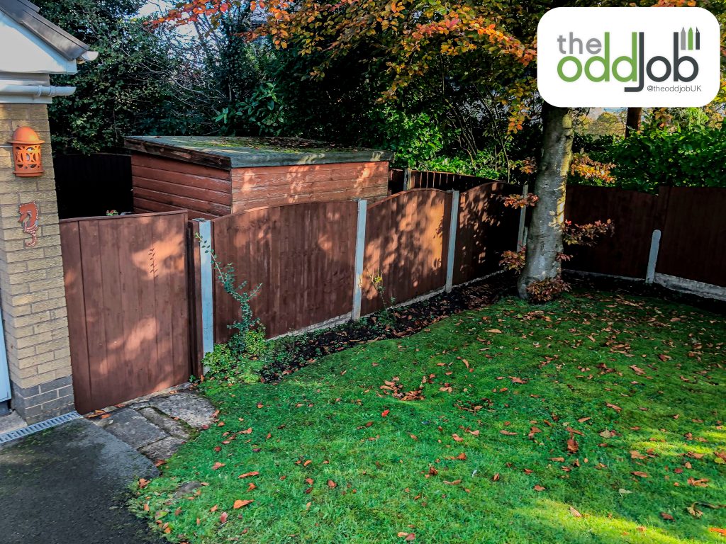 Garden Fence Panel After Painting | Bury | Tottington