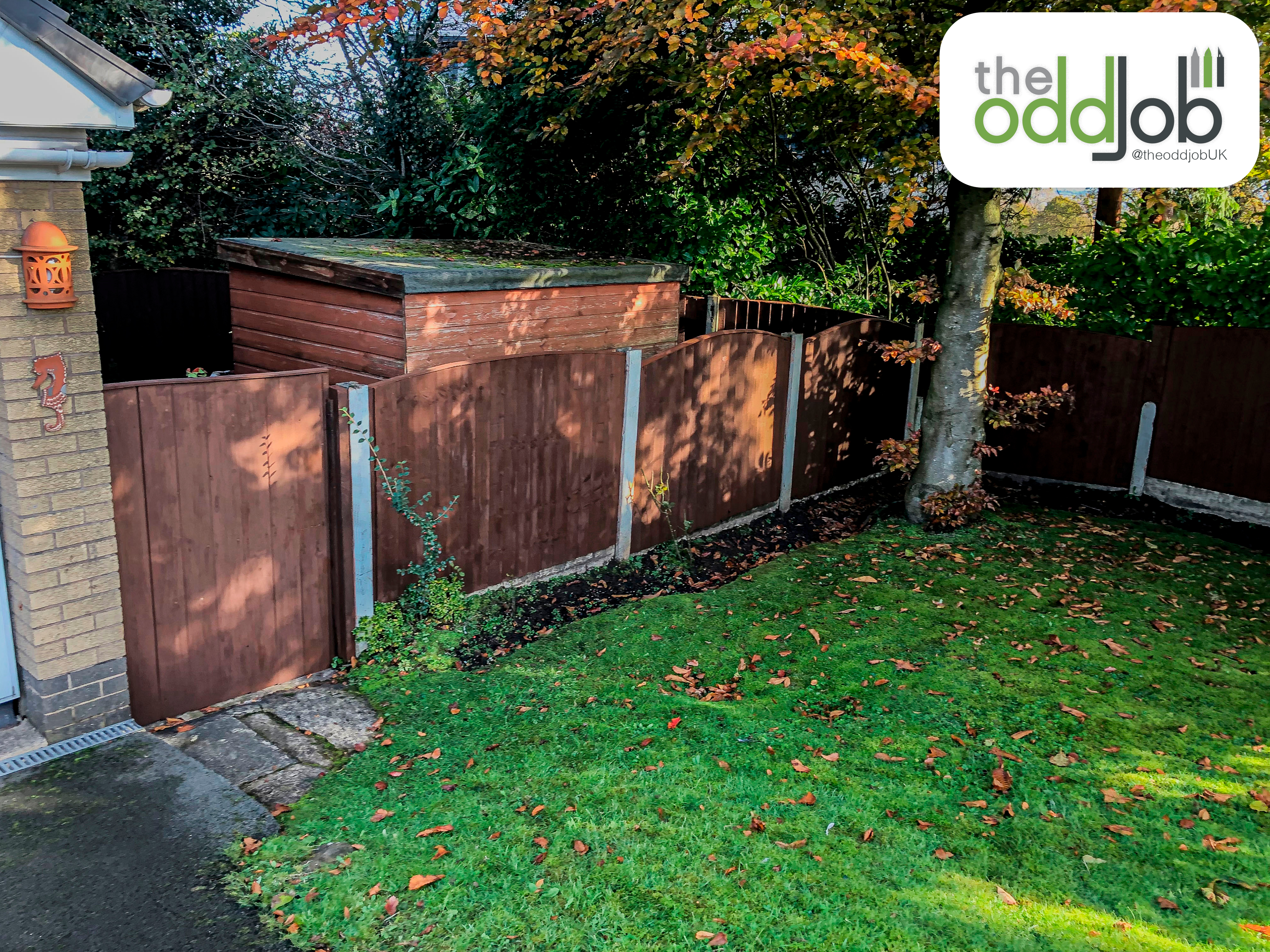 Garden Fence Panel After Painting | Bury | Tottington