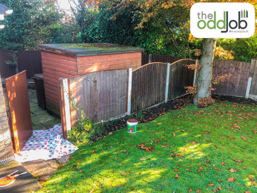 Garden Fence Panel Before Painting | #Bury #tottington