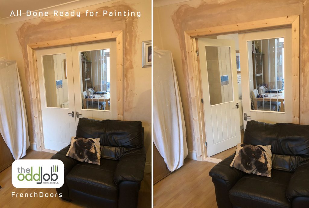 Fitting New French Doors to an opening within a Property Fitting New French Doors to an opening within a Property