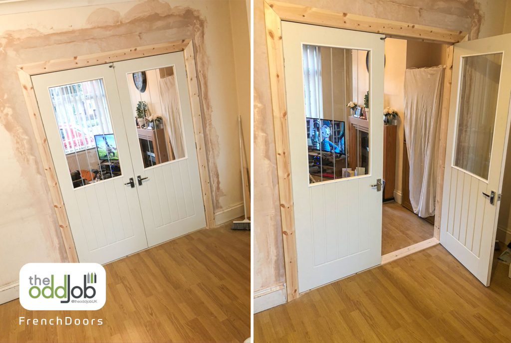 Fitting New French Doors to an opening within a Property Fitting New French Doors to an opening within a Property