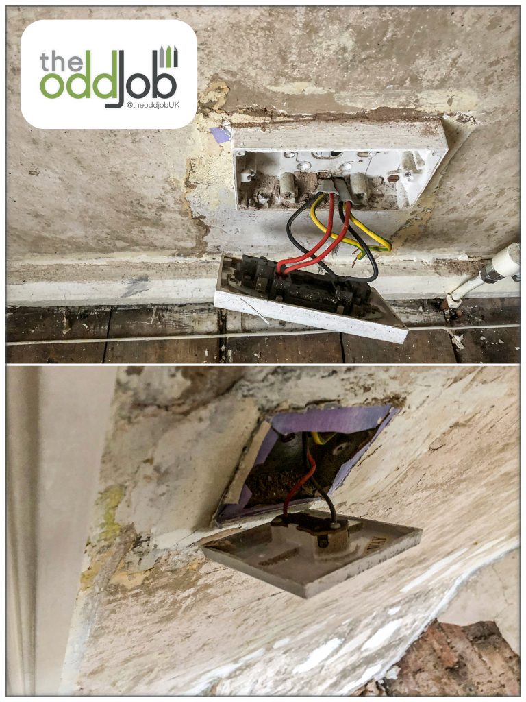 Before Plastering, Salford, Clifton, Bedroom