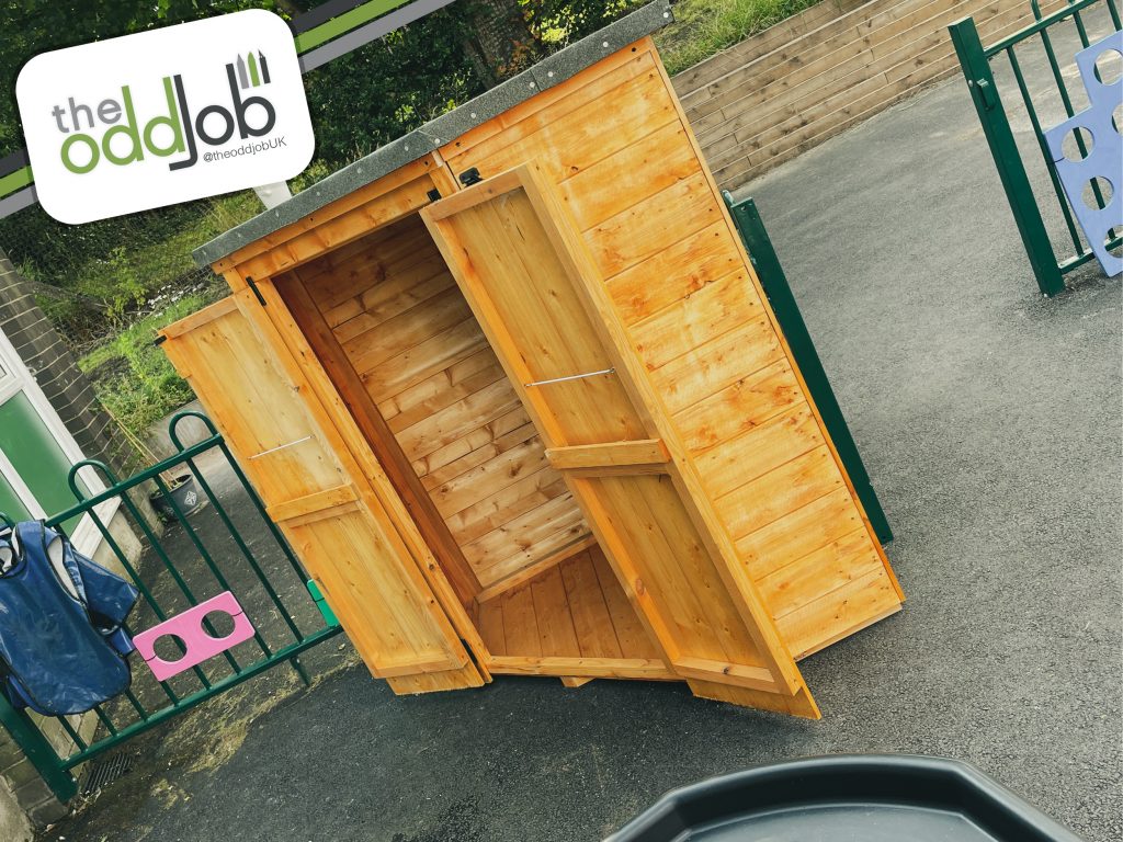 Shed Built at school in Bury, North West